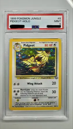 1999 POKEMON JUNGLE #8 PIDGEOT-HOLO PSA 9 - Image 1