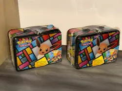 Pokemon Collector's Chest Eevee 2021 X2 NEW SEALED 2 Tins SEE Desc - Image 1