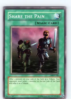 Yu-Gi-Oh TCG Share The Pain MRD-140 Unlimited Regular Common Card NM - Image 1