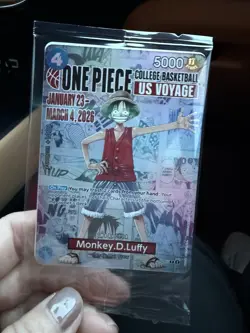 Bandai One Piece CCG Monkey D. Luffy P-055 US Voyage Promo Card English - Image 1