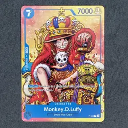 One Piece TCG - Monkey.D.Luffy P-043 (2nd Anniversary Stamped Promo) - English - Image 2