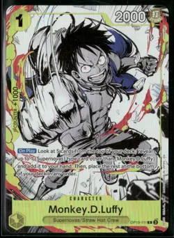 2024 One Piece Monkey D. Luffy Promotion Foil Premium Collection OP10-111 - Image 1