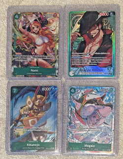 Nami (Alt Art) OP14-031 SR The Azure Sea's Seven - ONE PIECE English LOT 24X - Image 1