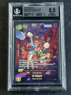 2024 One Piece 500 Years In The Future #OP06101 O-Nami Foil SP BGS 8.5 - Image 1