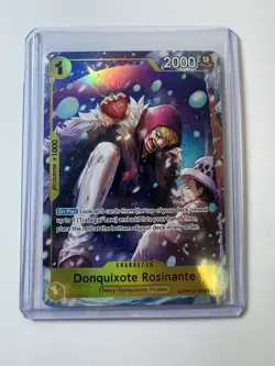 Donquixote Rosinante OP12-108 Alternative Art One Piece, English, NM Condition - Image 1