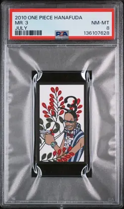 2010 ONE PIECE HANAFUDA JULY MR. 3 PSA 8 - Image 1