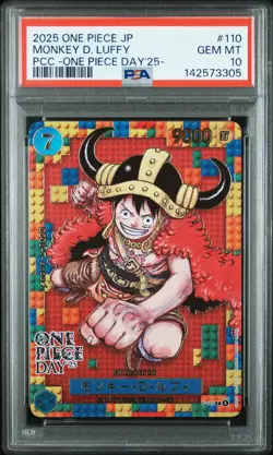 2025 ONE PIECE JPN PREMIUM COLLECTION ONE PIECE DAY'25 MONKEY D. LUFFY PSA 10 - Image 1