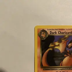 Pokemon Dark Charizard 21/82 Non-Holo Card Team Rocket Series Vintage - Image 2