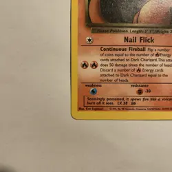 Pokemon Dark Charizard 21/82 Non-Holo Card Team Rocket Series Vintage - Image 5