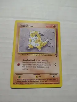 SANDSHREW - 91/130 - Base Set 2 - Pokemon Card - WOTC - Image 1