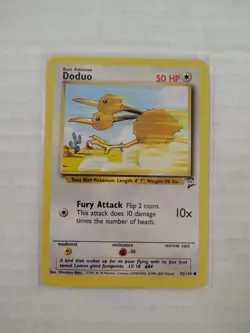 DODUO - 72/130 - Base Set 2 - Pokemon Card - WOTC - Image 1