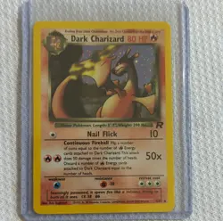 Pokemon Dark Charizard Team Rocket Card 4/82 2000 English Rare Holo - Image 1