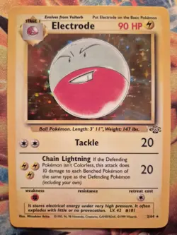 Electrode Holo Rare Pokemon Card, Jungle, 2/64 - Image 1