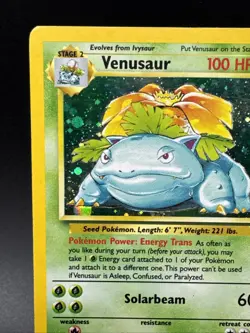 Venusaur Holo 18/130 Base Set 2 Pokemon Card - Image 4