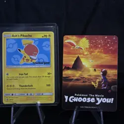 Ash's Pikachu SM114 Promo Pokemon Card - Image 1