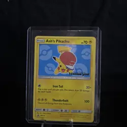Ash's Pikachu SM114 Promo Pokemon Card - Image 3