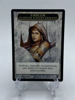 Emblem - Elspeth, Knight-Errant - Modern Event Deck - MTG - Double-Sided Token - Image 1