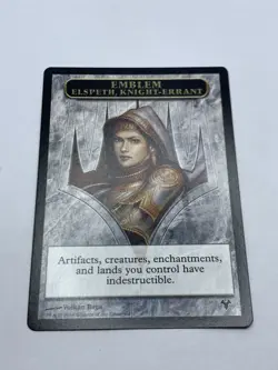 Emblem - Elspeth, Knight-Errant - Modern Event Deck - MTG - Double-Sided Token - Image 2