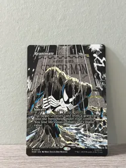 1x Reanimate - Borderless NM-Mint, English Marvel's Spider-Man Bonus Sheet MTG M - Image 1