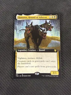 Extended Art Kunoros, Hound of Athreos THB 341 Rare MTG Theros Beyond Death - Image 1
