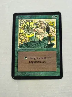 MTG Regeneration Alpha Magic the Gathering - Image 1