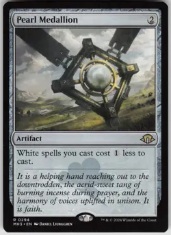 MTG Pearl Medallion Normal NM Modern Horizons 3 Magic 294 - Image 1