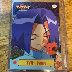 Pokemon Topps Animation Series TV10 James Foil Textured - Image 1
