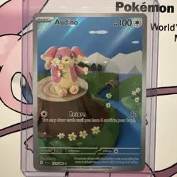 POKEMON - AUDINO - 151/086 - ILLUSTRATION RARE - S&V BLACK BOLT - BRAND NEW - Image 3