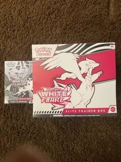 Pokemon TCG White Flare Elite Trainer Box ETB & Booster Bundle LOT Sealed - Image 1