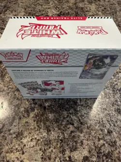 Pokemon Scarlet and Violet White Flare Elite Trainer Box ETB Sealed IN HAND - Image 4