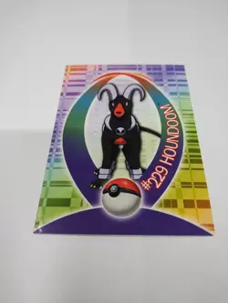Mint/Nm 2001 Topps Pokemon Johto League Champions Sticker 229 Houndoom 24/37 TCG - Image 1