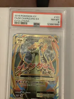 Pokemon TCG XY Evolutions 2016 Charizard EX #101/108 FA/M - Image 1
