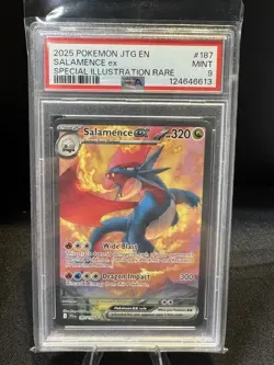 2025 Pokemon Salamence EX Journey Together 187/159 SIR PSA 9 - Image 1