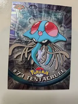Pokemon #73 Tentacruel Card Foil Holo Topps Chrome 2000 TV Animation Series 1 - Image 1