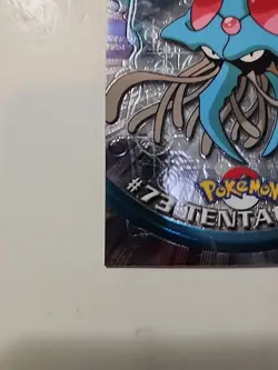 Pokemon #73 Tentacruel Card Foil Holo Topps Chrome 2000 TV Animation Series 1 - Image 3