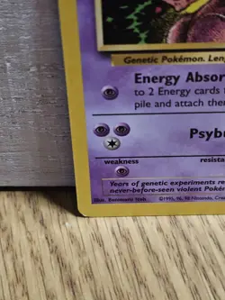 Mewtwo #14 Black Star Promo 1999 Rare Vintage Pokemon Card TCG - Image 5