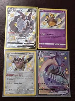 Pokemon Cards Lot (Shining Lapras Vmax Full Art + Bonus Cards) - Image 1