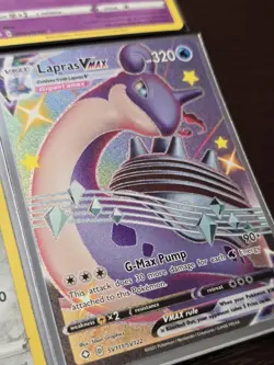 Pokemon Cards Lot (Shining Lapras Vmax Full Art + Bonus Cards) - Image 2