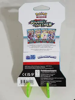 Pokemon Cards - S&V: Journey Together - BLISTER BOOSTER PACK [10 Cards] - New - Image 2