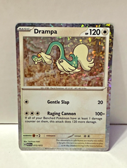 Pokemon TCG McDonald's 2025 Dragon Discovery Drampa 015/015 Holo - Image 1