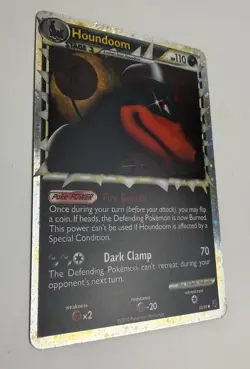 2010 POKEMON HG&SS UNDAUNTED HOUNDOOM PRIME 82/90 ULTRA RARE HOLO SCRATCH LP+-M - Image 4