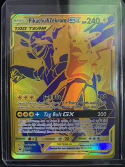 Pokemon Pikachu & Zekrom GX Tag Team Promos Black Star Promo SM248 - Image 1