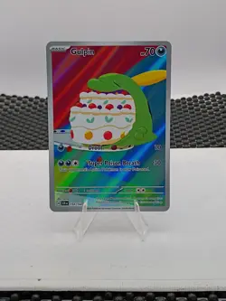 Pokemon Gulpin Illustration Rare Holo 154/142 SV07 Stellar Crown 2024 - Image 1