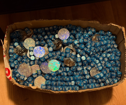 Pokemon Lot of 2400+ Dice 400+ Coins Mega Charizard UPC Ultra Premium Collection - Image 1