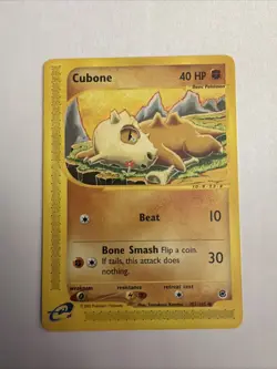 Pokemon TCG Cubone Expedition Base Set 103/165, Regular Common - Image 1