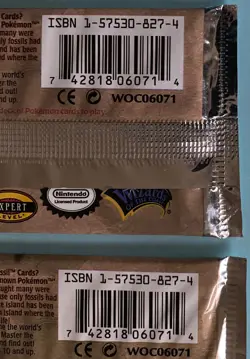 (2) 1999 Pokemon Fossil Booster Pack Lapras & Aerodactyl Pristine Condition - Image 3