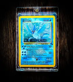 Pokemon TCG Articuno 2/62 Holofoil Rare Fossil Unlimited WOTC 1999 Vintage MP - Image 1