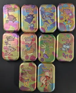 Lot (10) Pokemon TCG Scarlet & Violet 151 Mini-Tin Set Sealed - Image 1