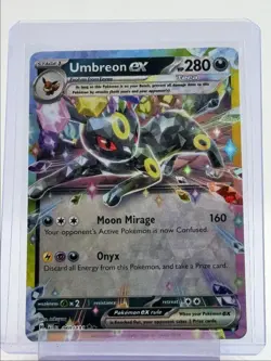 UMBREON EX 2025 POKEMON PRISMATIC EVOLUTIONS DOUBLE RARE 060/131 Q4094 - Image 1