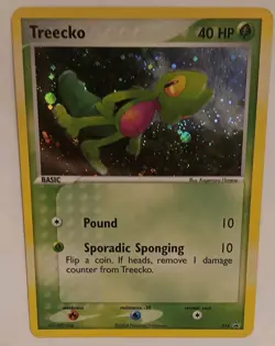 🌳Treecko🌳016 Holo Black Star Promo 2004 Vintage Pokemon 💎Nintendo Promo psa - Image 1
